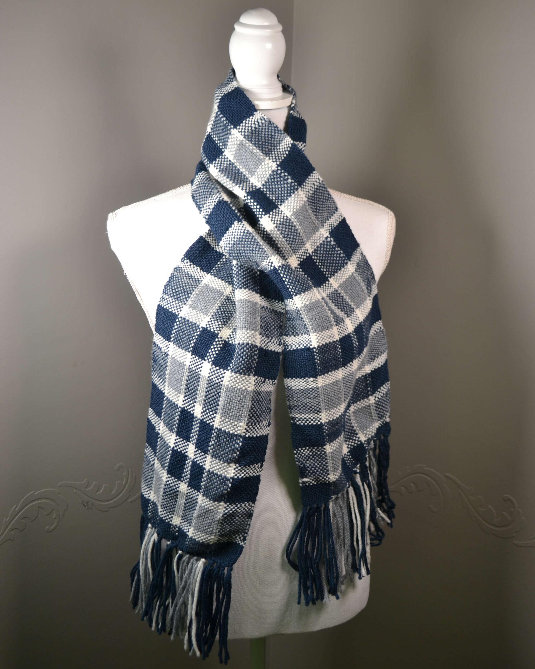 My First Rigid Heddle Loom Weaving Project: A Plaid Scarf - Angela ...